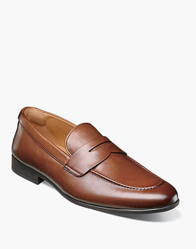 Modena Moc Toe Penny Loafer in Cognac for $140.00 dollars.