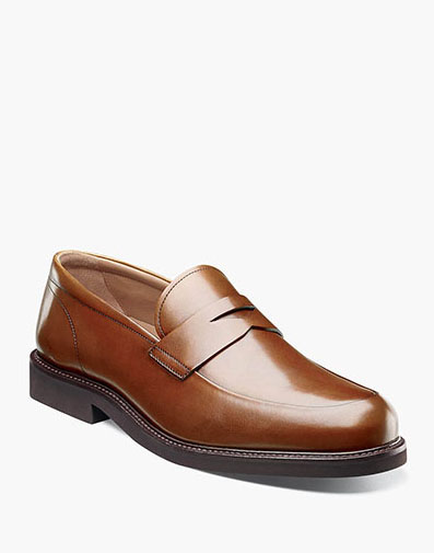 Gallo Moc Toe Penny Loafer in Cognac for $129.90
