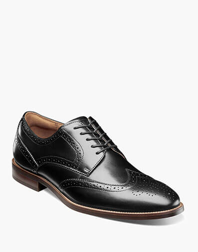 Rucci Wingtip Oxford in Black for $130.00 dollars.