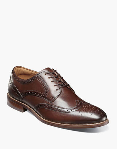 Rucci Wingtip Oxford in Brown for $130.00 dollars.