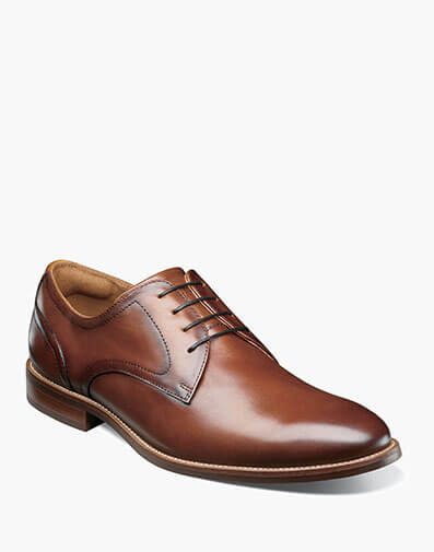 Rucci Plain Toe Oxford in Cognac for $130.00 dollars.