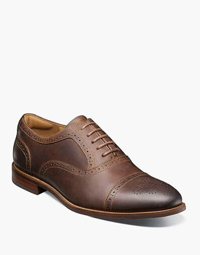 Ruvo Cap Toe Balmoral Oxford in Brown CH for $99.90 dollars.