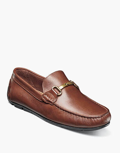 Lago Moc Toe Venetian Driver in Cognac Tumbled for $59.99 dollars.