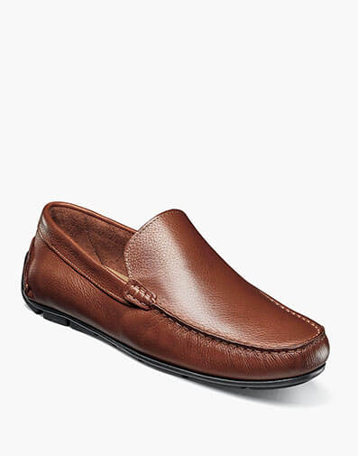 Lago Moc Toe Venetian Driver in Cognac Tumbled for $59.99 dollars.