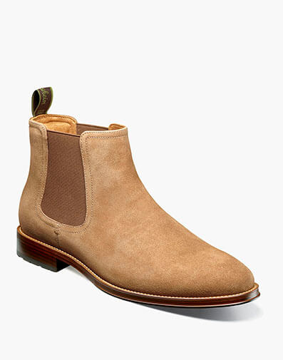 Rucci Lug Plain Toe Chelsea Boot in Sand for $155.00 dollars.