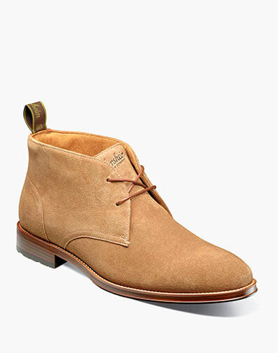 Rucci Lug Plain Toe Chukka Boot in Sand for $155.00 dollars.