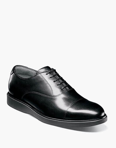 Avenue Cap Toe Oxford in Black for $125.00 dollars.