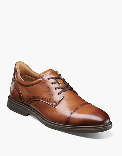 Highrise Cap Toe Oxford Hands Free in Cognac for $145.00 dollars.