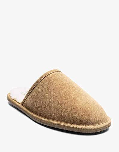 Chillout Plain Toe Scuff Slipper in Sand for $65.00 dollars.
