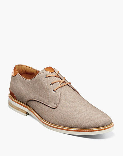 Highland Canvas Plain Toe Oxford in Sand for $110.00 dollars.