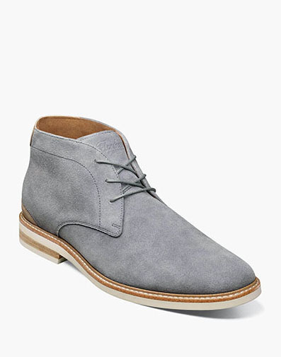 Highland Plain Toe Chukka Boot in Gray Suede for $104.90 dollars.