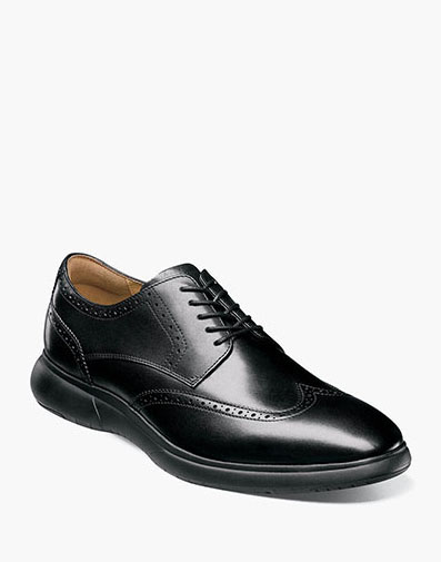 Flair Wingtip Oxford in Black for $130.00 dollars.