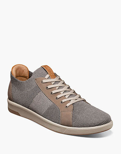 Crossover Knit Lace To Toe Sneaker in Stone for $59.90 dollars.