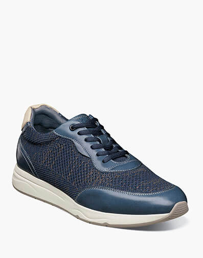 Formula Knit Moc Toe Lace Up Sneaker in Navy for $84.90 dollars.