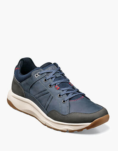 Tread Lite Moc Toe Lace Up Sneaker in Navy for $120.00 dollars.