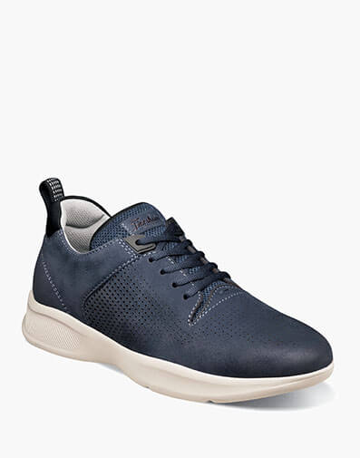 Studio  Perf Toe Lace Up Sneaker in Navy for $99.90 dollars.