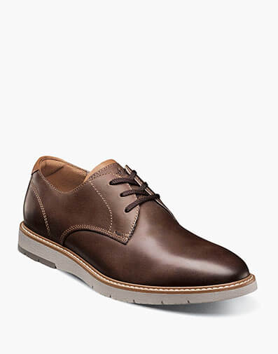 Vibe Plain Toe Oxford in Brown CH for $120.00 dollars.