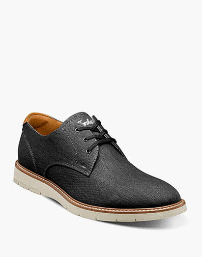 Vibe Canvas Plain Toe Oxford in Black for $100.00 dollars.