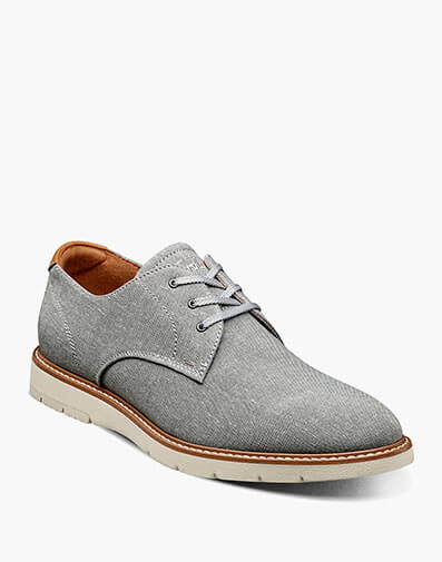 Vibe Canvas Plain Toe Oxford in Gray for $100.00 dollars.