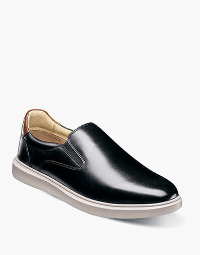 Social Plain Toe Slip On Sneaker in Black w/White for $100.00 dollars.