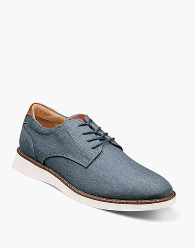 Launch Canvas Plain Toe Oxford in Navy for $110.00 dollars.