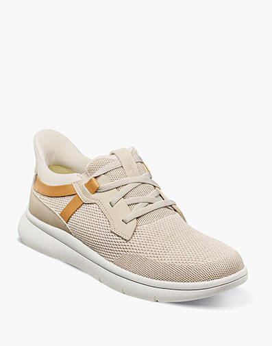 Fleet Knit Elastic Lace Slip On Sneaker in Ice Multi for $120.00 dollars.