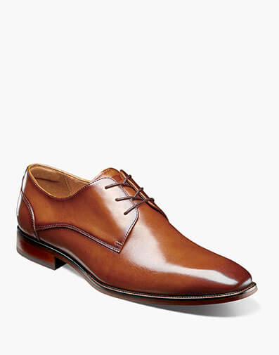 Sorrento Lux Plain Toe Oxford in Cognac for $145.00 dollars.