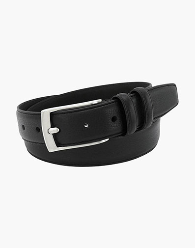 Valhalla Black Genuine Italian Leather Belt