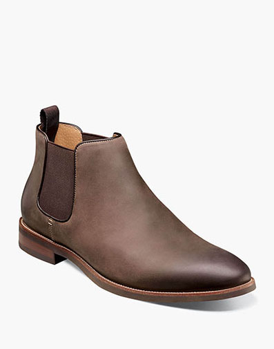 Uptown Plain Toe Gore Boot in Brown CH for $120.00 dollars.