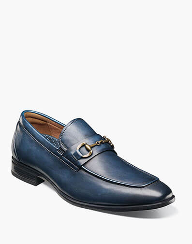 Zaffiro Moc Toe Bit Loafer II in Navy for $145.00 dollars.