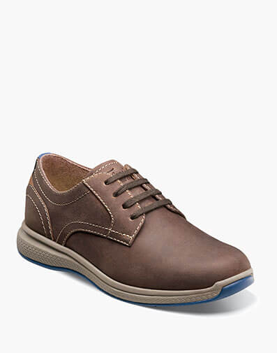 Great Lakes Jr. Plain Toe Oxford in Brown CH for $69.00 dollars.