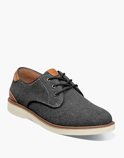 Highland Jr. Boys Canvas Plain Toe Oxford in Black for $59.95 dollars.
