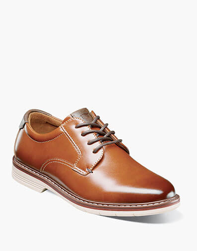 Norwalk Jr. Boys Plain Toe Oxford in Cognac Multi for $54.95 dollars.