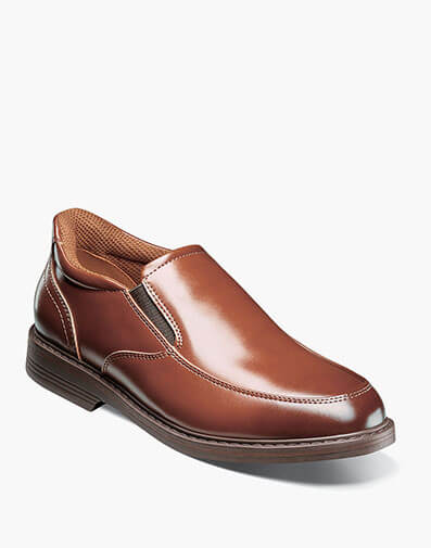 Highrise Jr.  Boys Moc Toe Slip On Hands Free in Cognac for $54.98 dollars.
