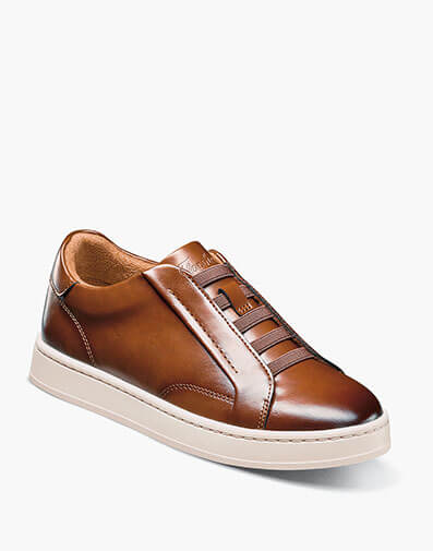 Monopoli Jr. Boys Elastic Lace To Toe in Cognac Multi for $59.95 dollars.