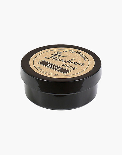 The featured product is the Dubbin Shoe Wax.