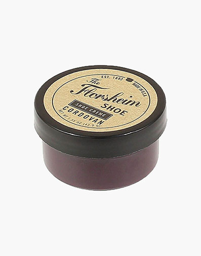 Cordovan Shoe Creme Leather Polish in Burgundy for $3.95 dollars.