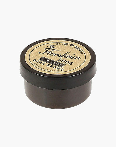 The featured product is the Florsheim Dark Brown Shoe Cream.