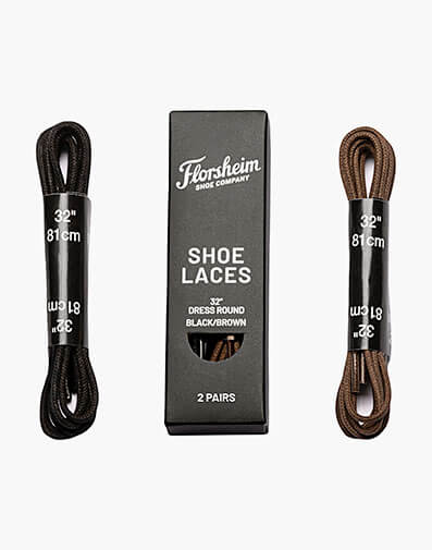 Shoe Laces Dress Round Black-Brown 32 in Misc for $5.95 dollars.