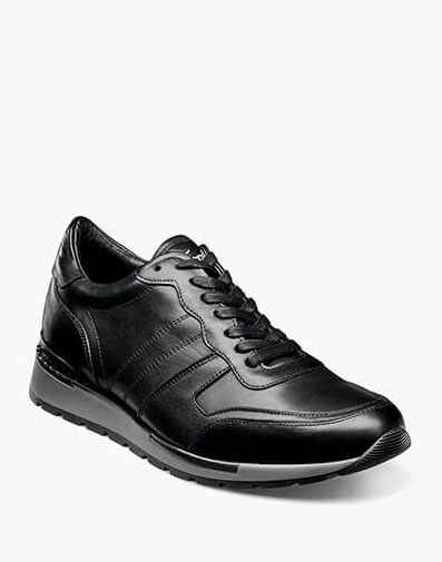 Redwood Moc Toe Lace Up Sneaker in Black for $175.00 dollars.