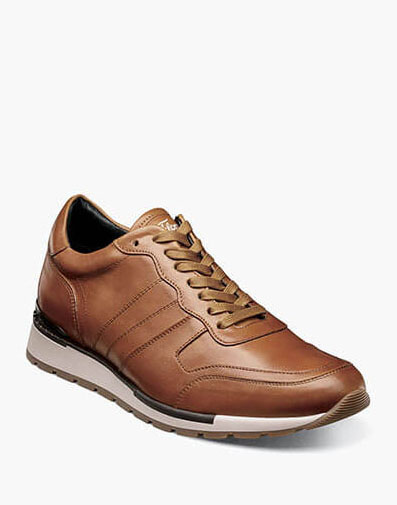 Redwood Moc Toe Lace Up Sneaker in Cognac for $175.00 dollars.