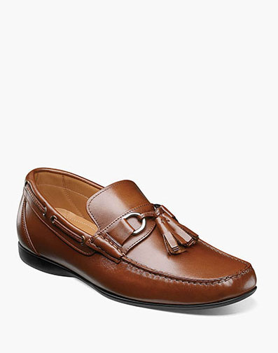 Cassio Moc Toe Tassel Loafer in Cognac for $175.00 dollars.