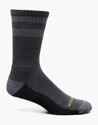 Sports Marled Men's Crew Socks in Gray for $12.00 dollars.