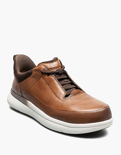 Fleet Work Cognac Elastic Lace Sneaker in Cognac for $165.00 dollars.