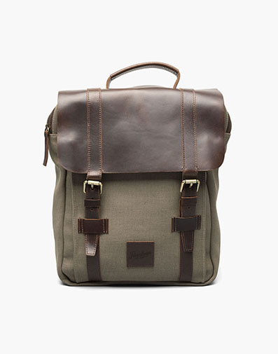 Deigo Canvas/Leather Backpack in Stone Multi for $129.95 dollars.