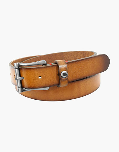 Gilmore Saddle Leather Bit Belt in Tan for $55.00 dollars.