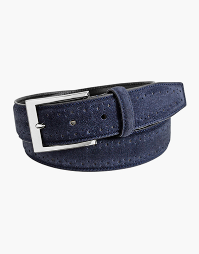 Lucky Genuine Suede Belt in Navy for $45.00 dollars.