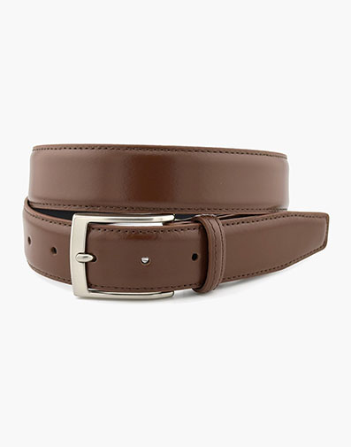 Lorenzo Italian Leather Belt in Cognac for $80.00 dollars.