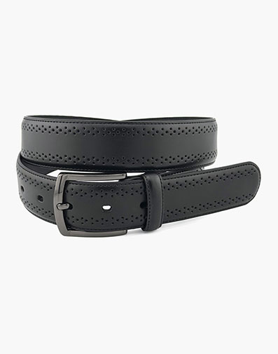 Nathan Genuine Leather Belt in Black for $50.00 dollars.
