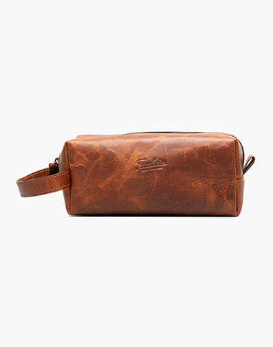 Bruno Toiletry Bag in Brown Crazy Horse.